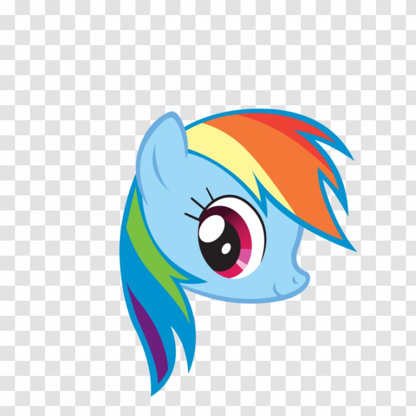 Rainbow Dash My Pretty Pony Rarity Twilight Sparkle - Watercolor - Little Transparent PNG