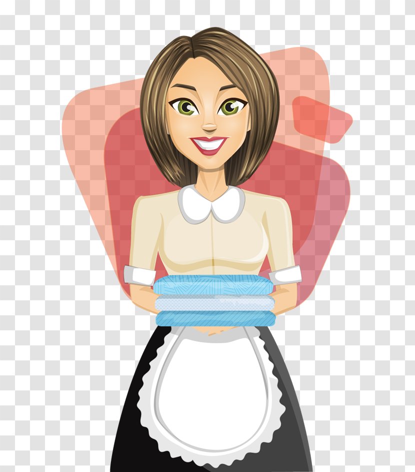 Maid Service Cleaner Clip Art - Frame - Cliparts Transparent PNG