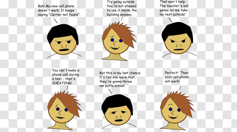 Comic Strip Comics Humour Cartoon Book - Facial Expression - Different Expressions Transparent PNG