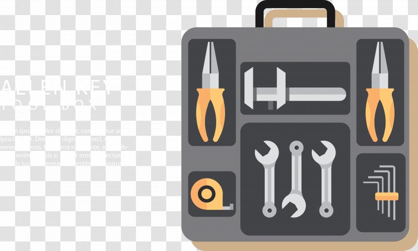 Toolbox Icon - Wrench - Cartoon Transparent PNG