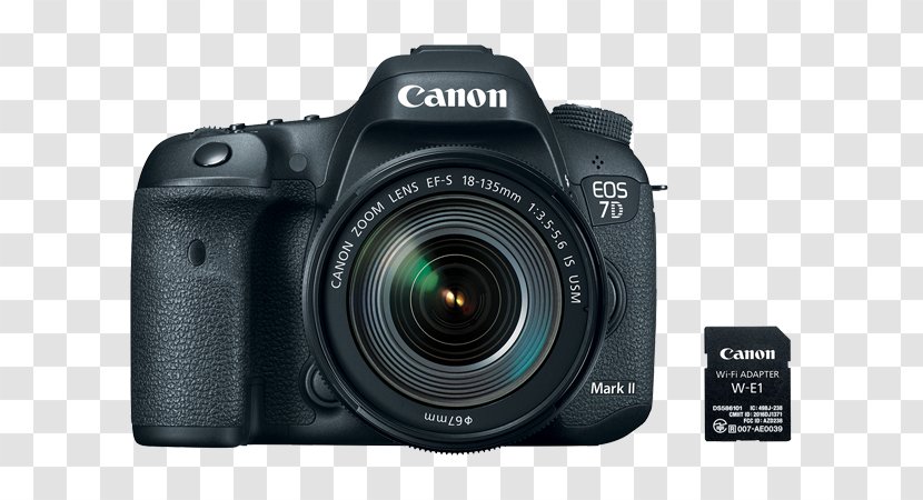 Canon EOS 7D Mark II EF-S 18–135mm Lens EF Mount - Digital Slr - Camera Transparent PNG