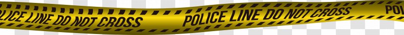 Yellow Font - Close Up - Police Tape Transparent PNG