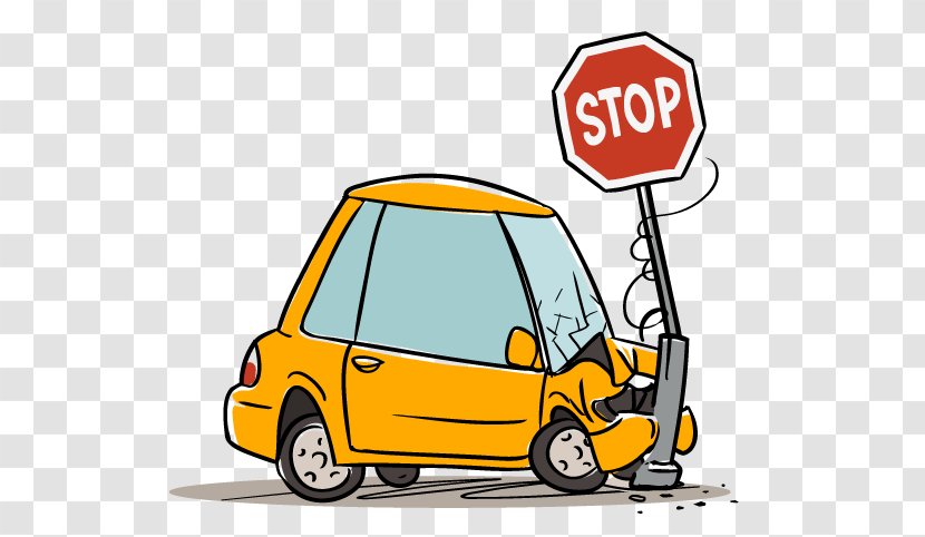 Cartoon Traffic Collision - Vehicle - Car Transparent PNG