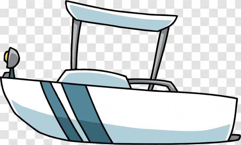 Boat Scribblenauts Watercraft Ship Clip Art - Fishing Vessel Transparent PNG