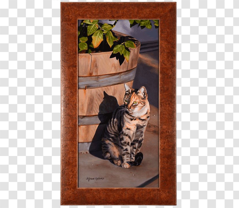 Kitten Oil Painting Cattle - Painted Cat Transparent PNG