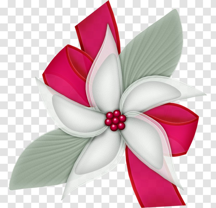 Petal Cut Flowers Pink M Flowering Plant - Flower Bow Transparent PNG