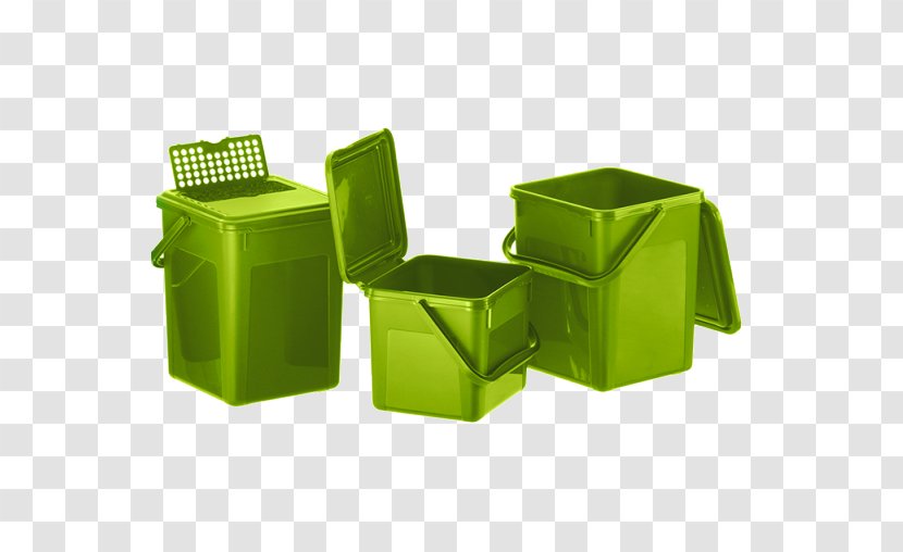 Rubbish Bins & Waste Paper Baskets Plastic Compost Bin Bag - Green - Bucket Transparent PNG