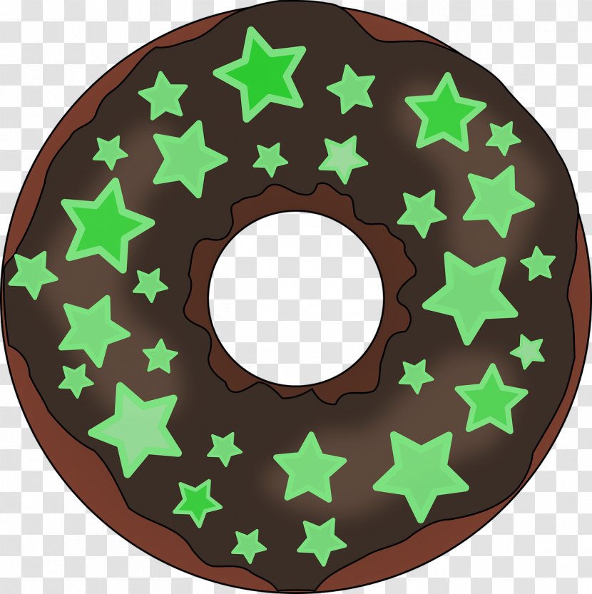 Donuts Chocolate Cake Sprinkles Clip Art - Christmas Ornament - Donut Transparent PNG