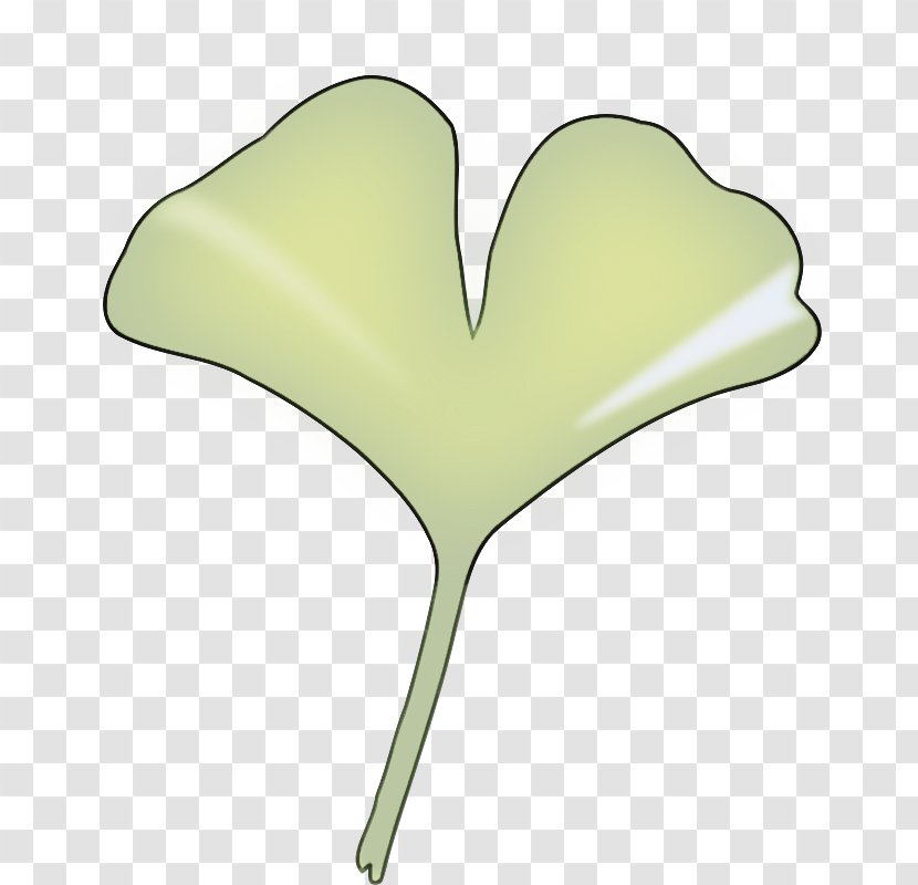 Green Leaf Heart Yellow Clip Art - Symbol Tree Transparent PNG
