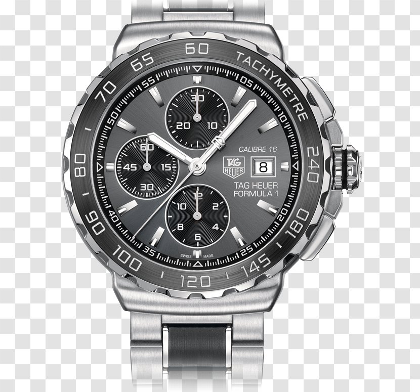 TAG Heuer Men's Formula 1 Calibre 16 Watch Chronograph - Accessory Transparent PNG