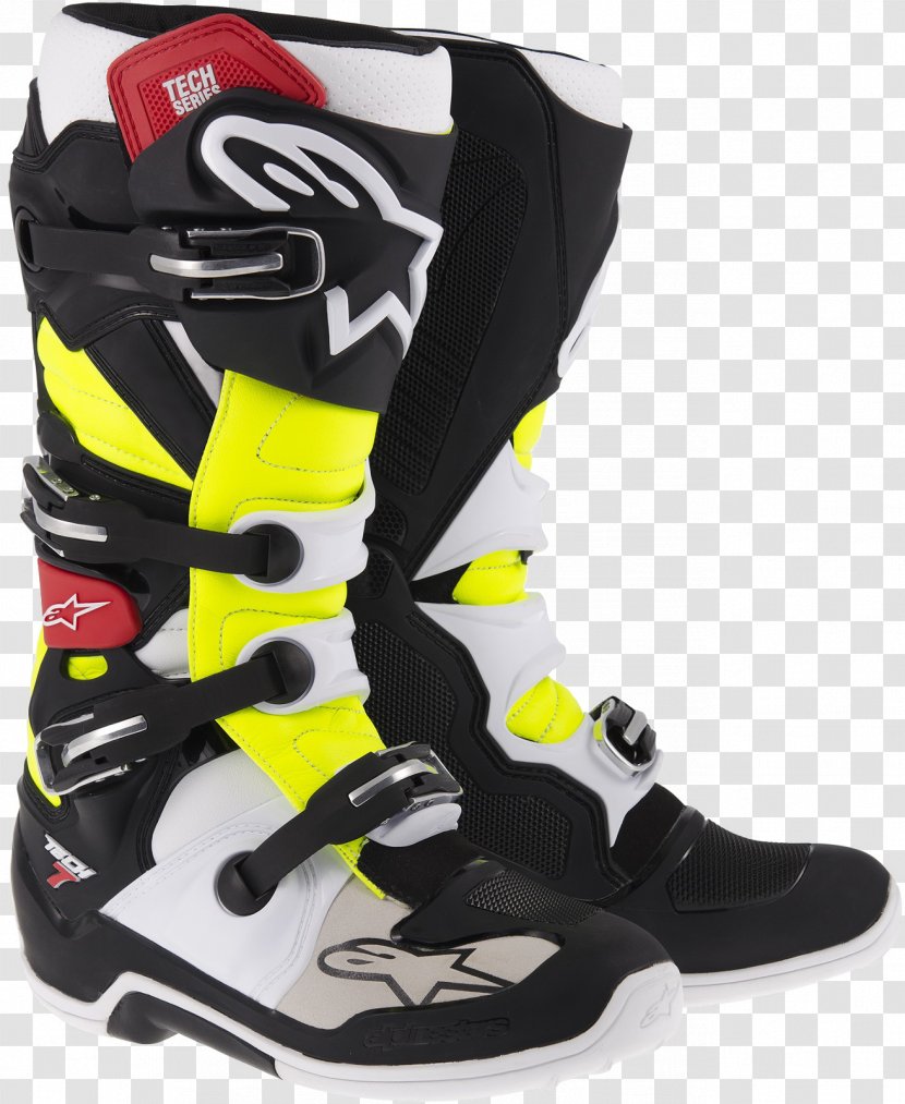 Alpinestars Motorcycle Boot Motocross Technology - Offroading Transparent PNG