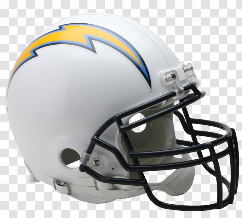 Los Angeles Chargers NFL American Football Helmets Riddell - Helmet Transparent PNG