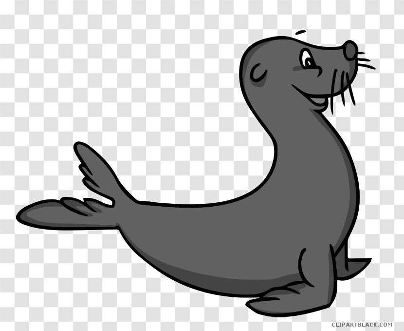 Clip Art Free Content Illustration Harp Seal Image - Organism - Grey Transparent PNG