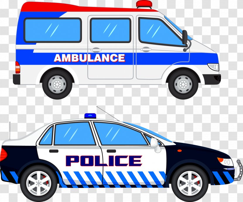 Police Car Clip Art - Officer - Ambulance Transparent PNG