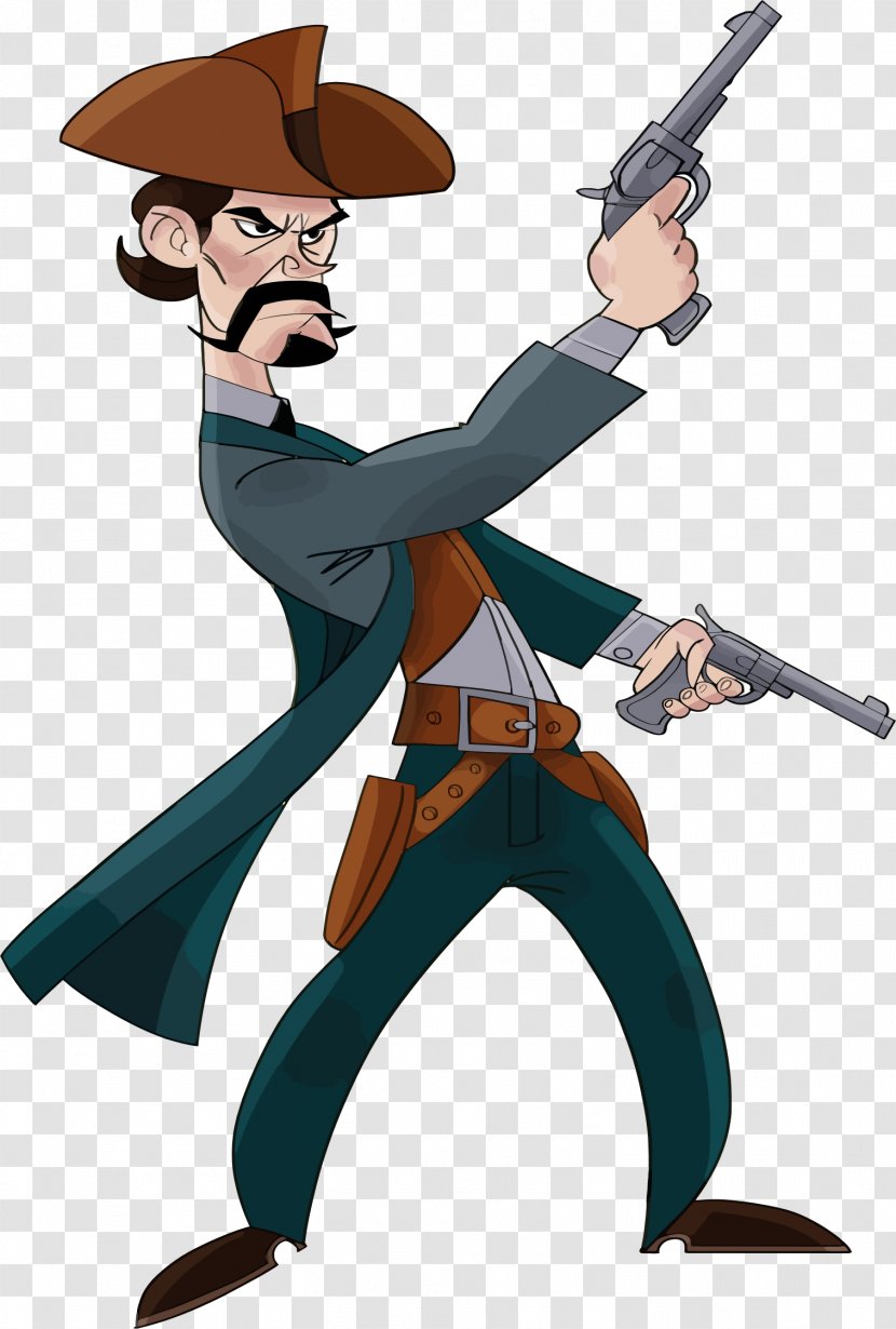 Cowboy Cartoon Drawing Clip Art - Profession - Sheriff Transparent PNG