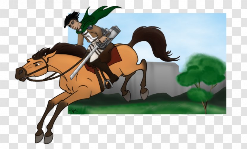 Pony Mustang Stallion Levi Attack On Titan - Equestrian Transparent PNG