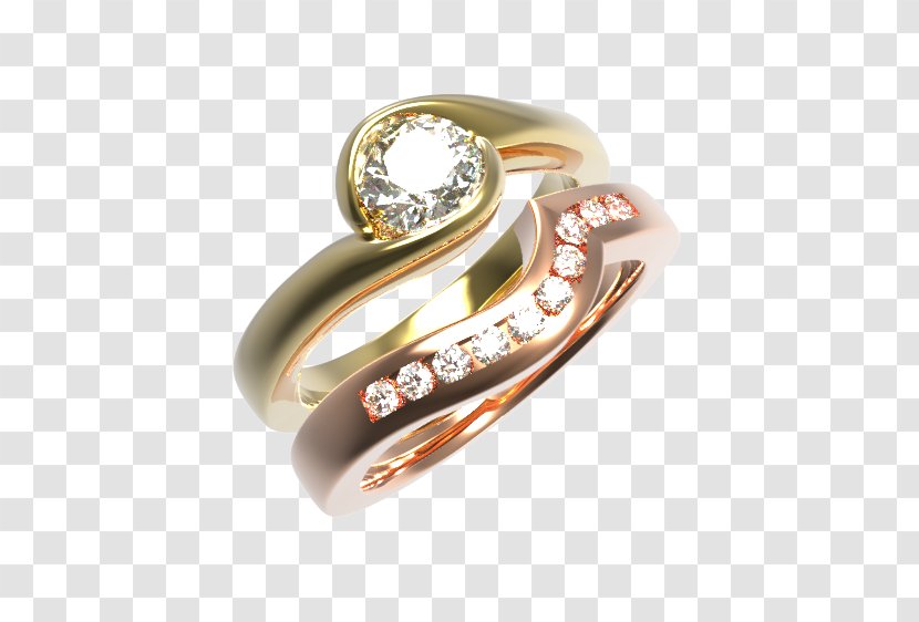 Wedding Ring Bitxi Body Jewellery - Platinum Transparent PNG