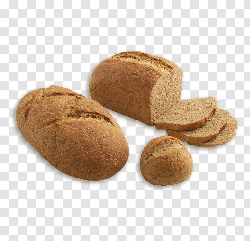 Rye Bread Pumpernickel Pandesal Brown - Whole Grain - Grains Transparent PNG