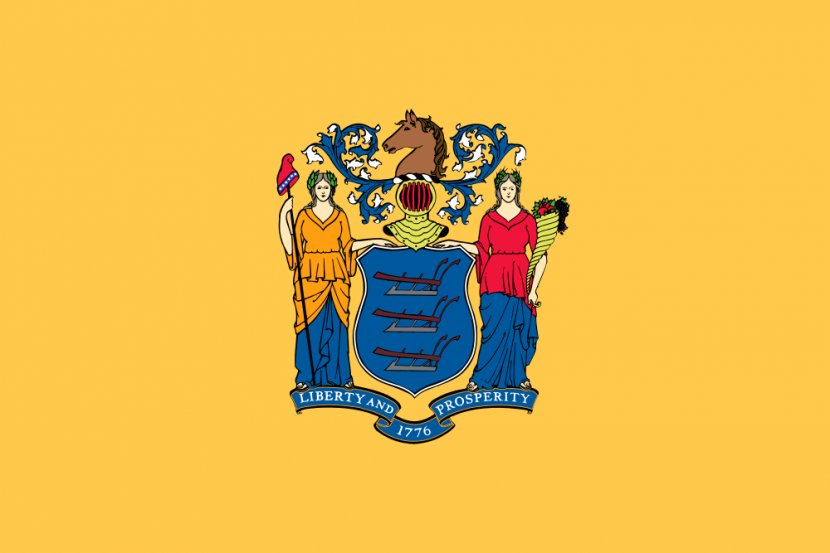 Jersey City History Of New Province On-Line - Logo - Flag Outline Transparent PNG