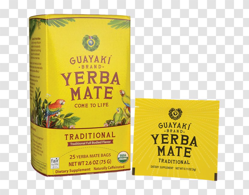 Yerba Mate Tea Coffee Guayakí - Green Transparent PNG