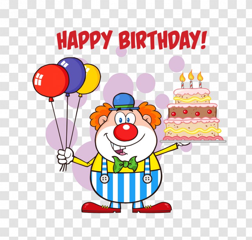 Birthday Cake Clown Royalty-free Clip Art - Point - Happy To You Transparent PNG