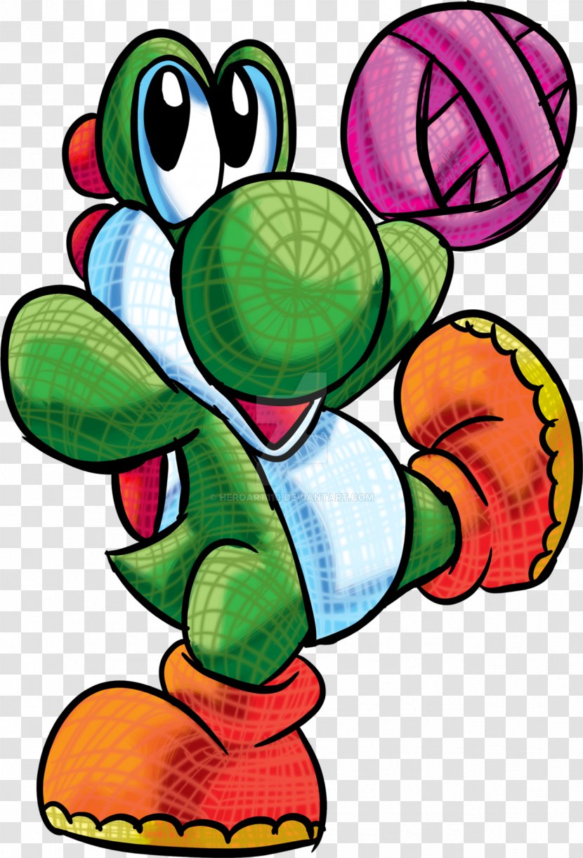 Mario & Yoshi Yoshi's Woolly World Super 2: Island - Area Transparent PNG