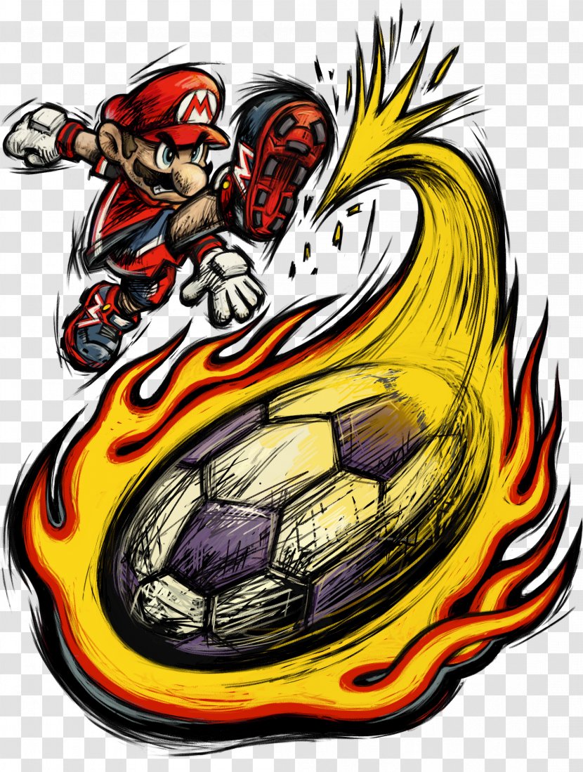 Mario Strikers Charged GameCube Super Wii - Nintendo Entertainment System - STRIKE Transparent PNG