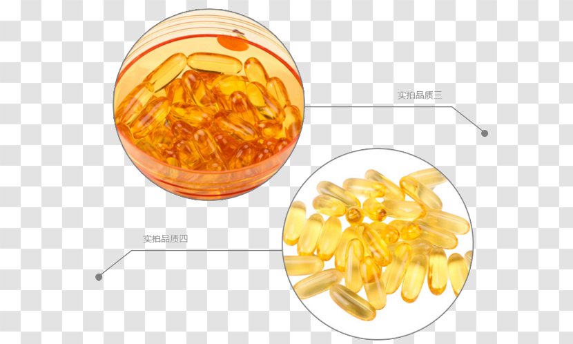 Dietary Supplement Capsule Fish Oil Food - Vitamin - Capsules A Diagram Showing Details Transparent PNG