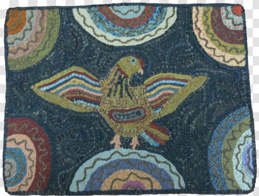 Textile Chicken Carpet Woven Coverlet Pattern - Rug Transparent PNG