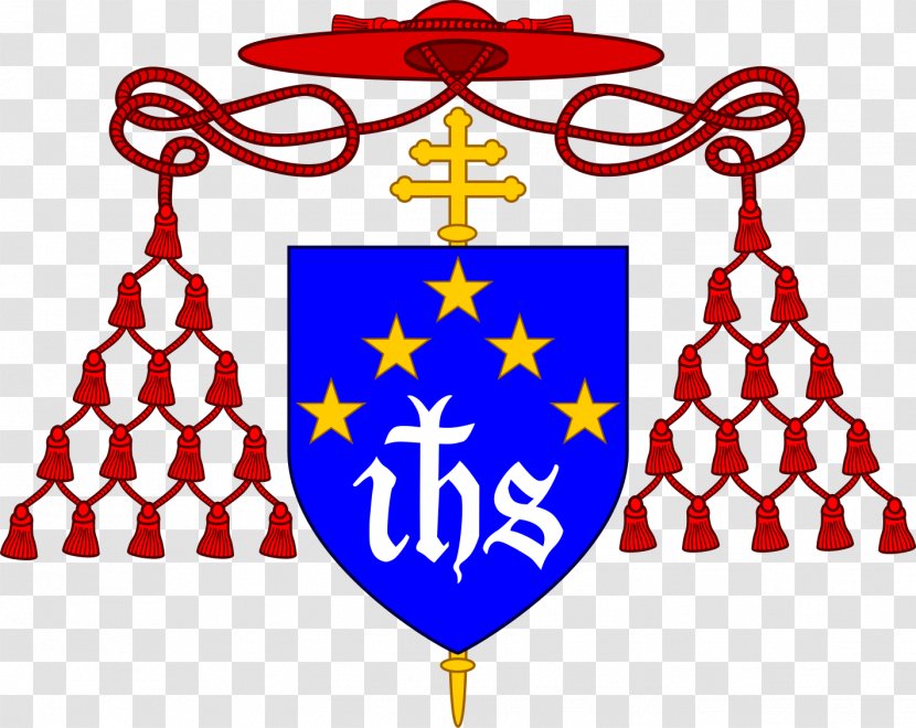 Cardinal Coat Of Arms Catholicism Pope Ecclesiastical Heraldry - Christmas Transparent PNG