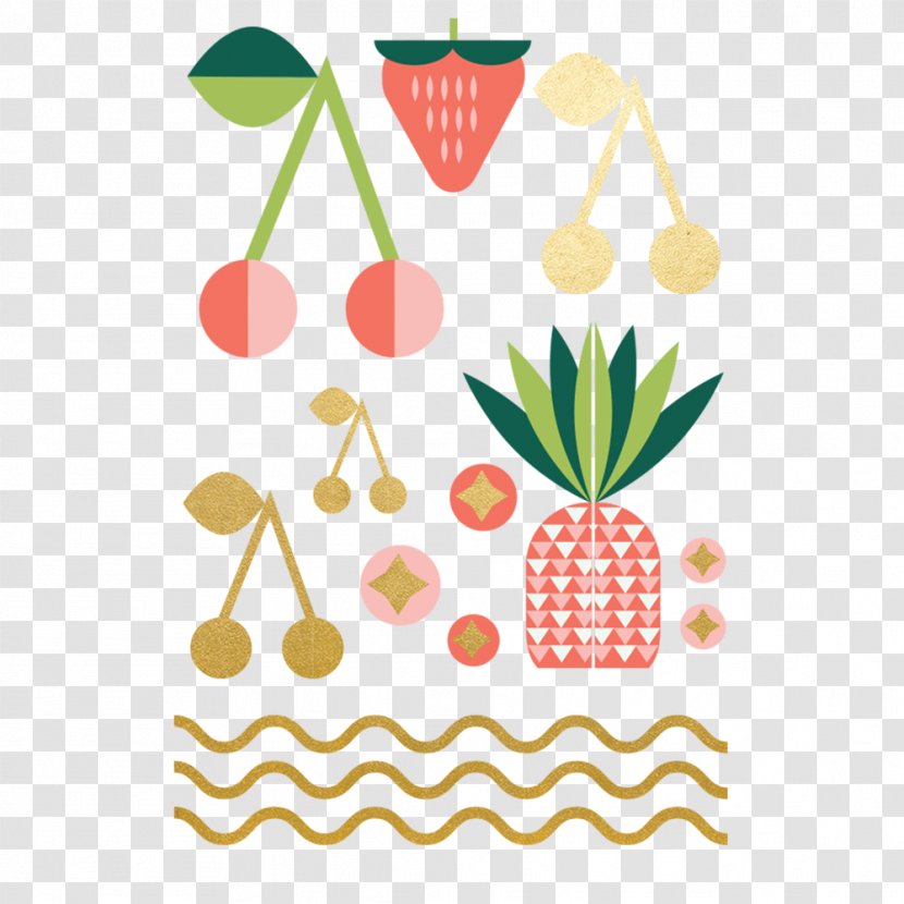 Flash Abziehtattoo Tropical Fruit Tattoo Artist - Pineapple - Watercolor Transparent PNG