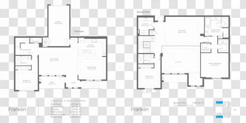 Floor Plan House Interior Design Services - Real Estate Balcony Transparent PNG