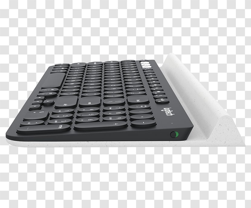 Computer Keyboard Logitech K780 Multi-Device Wireless QWERTY - Keypad - Multi Devices Transparent PNG