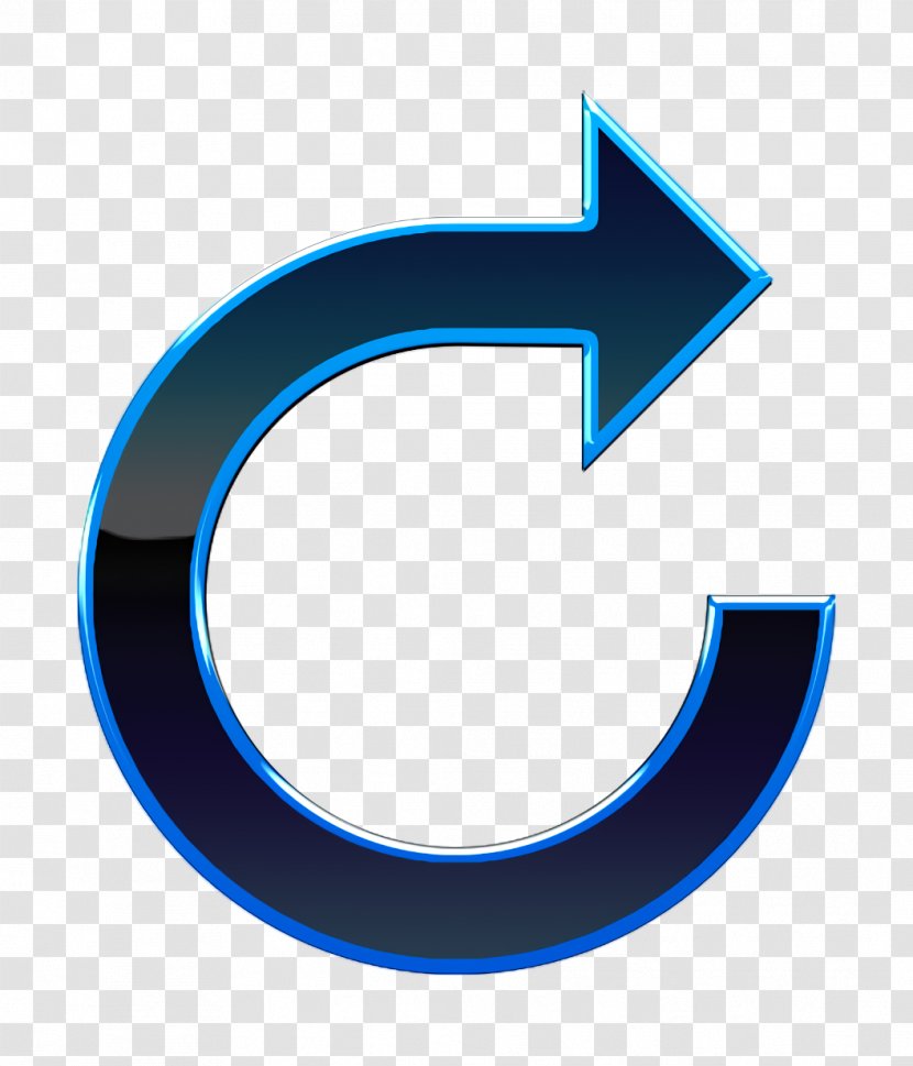 Reload Icon - Symbol - Logo Electric Blue Transparent PNG