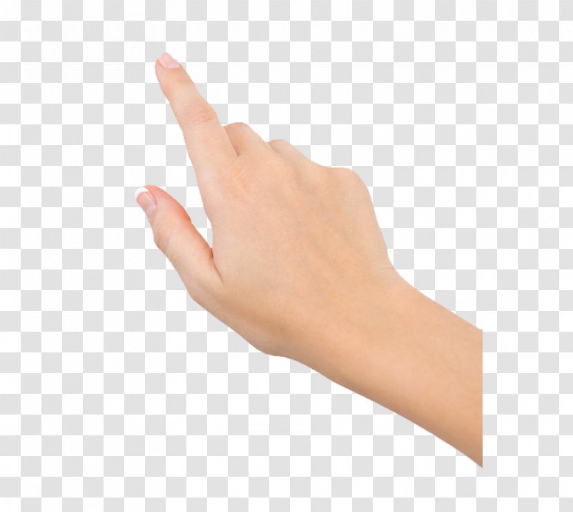 Thumb Finger Snapping Hand - Click The Material In Direction Of Transparent PNG