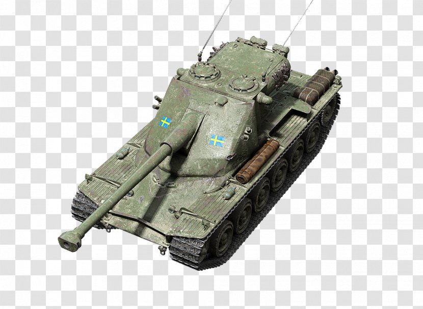 World Of Tanks Churchill Tank Emil Stridsvagn M/42 - Oscillating Turret Transparent PNG