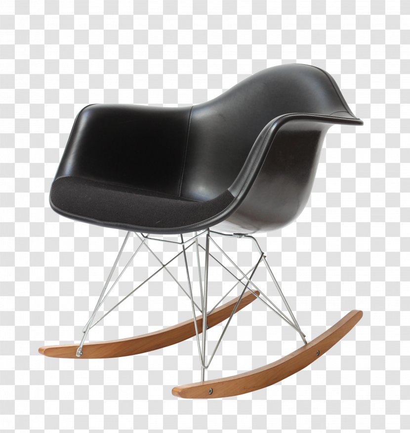Eames Lounge Chair Rocking Chairs Furniture - Stool Transparent PNG