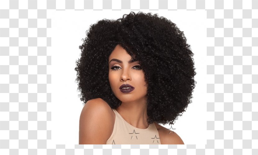 Outre Big Beautiful Hair Synthetic Lace Front Wig 4A-Kinky 3c-whirly - Comb Transparent PNG