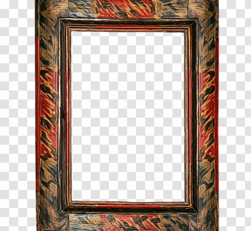 Wood Background Frame - Stain - Interior Design Mirror Transparent PNG