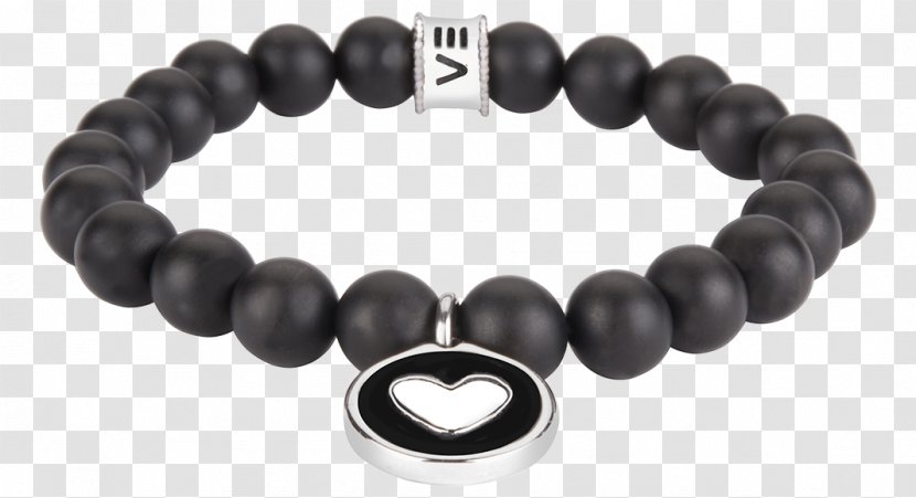 Charm Bracelet Rock Jewellery Onyx - Black Beads Transparent PNG