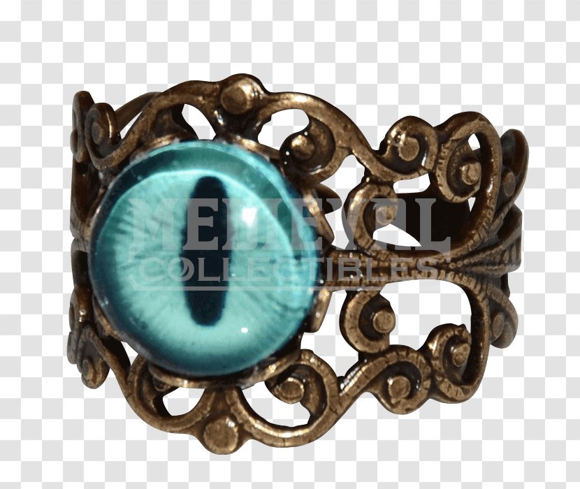Turquoise Bracelet Filigree Metal Jewellery - Gemstone Transparent PNG