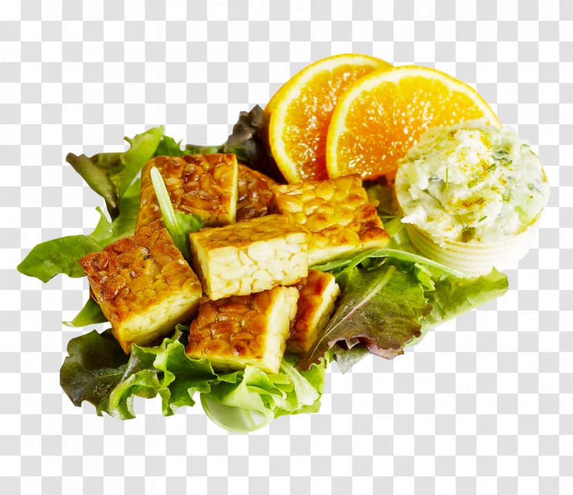 Caesar Salad Vegetarian Cuisine Tempeh Recipe Food - Vegetable Transparent PNG