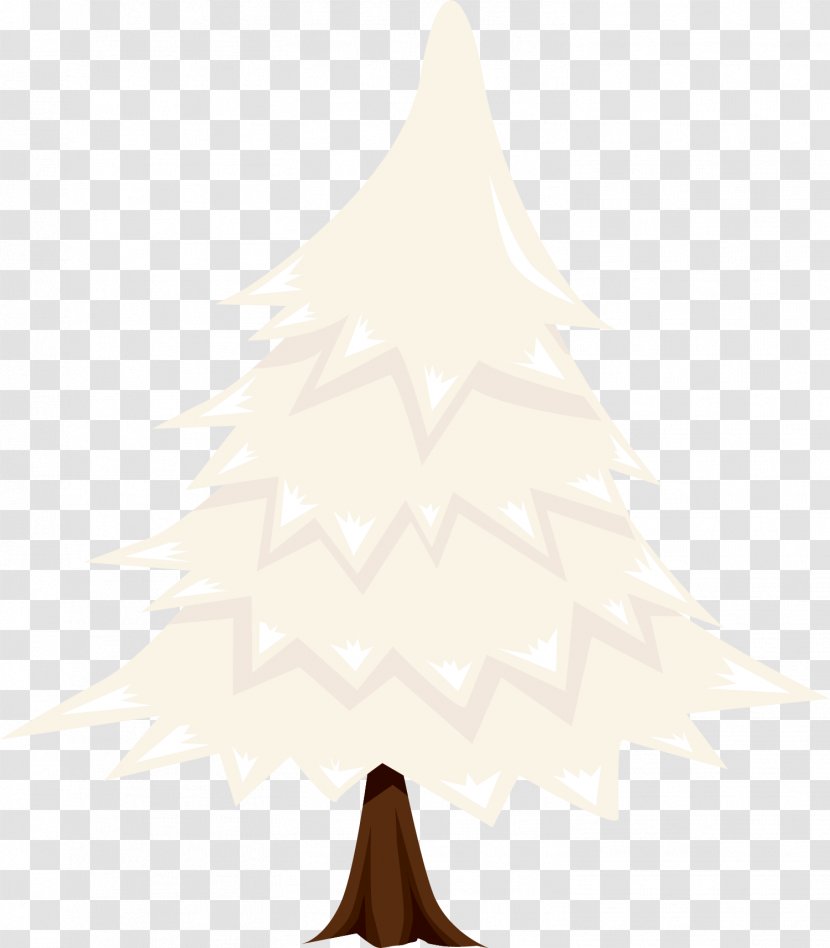 Fir Christmas Ornament Tree - Pine Family - Hand-painted Yellow Rice Transparent PNG