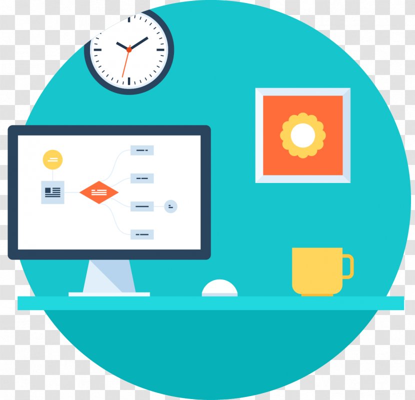 Information Technology E-commerce - Computer Security - Time Management Transparent PNG