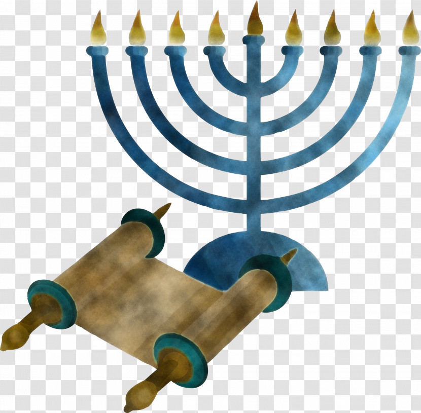 Candle Hanukkah Happy Hanukkah Transparent PNG