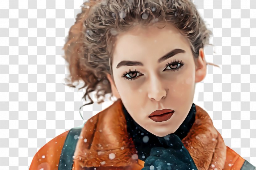 Winter Girl - Unsplash - Hair Coloring Music Artist Transparent PNG