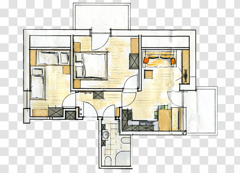 Floor Plan Line - Design Transparent PNG