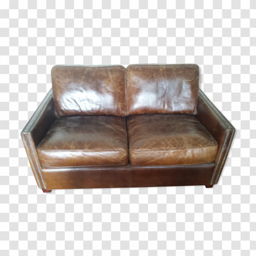 Leather Sofa Bed Couch Fauteuil Club Chair Transparent PNG
