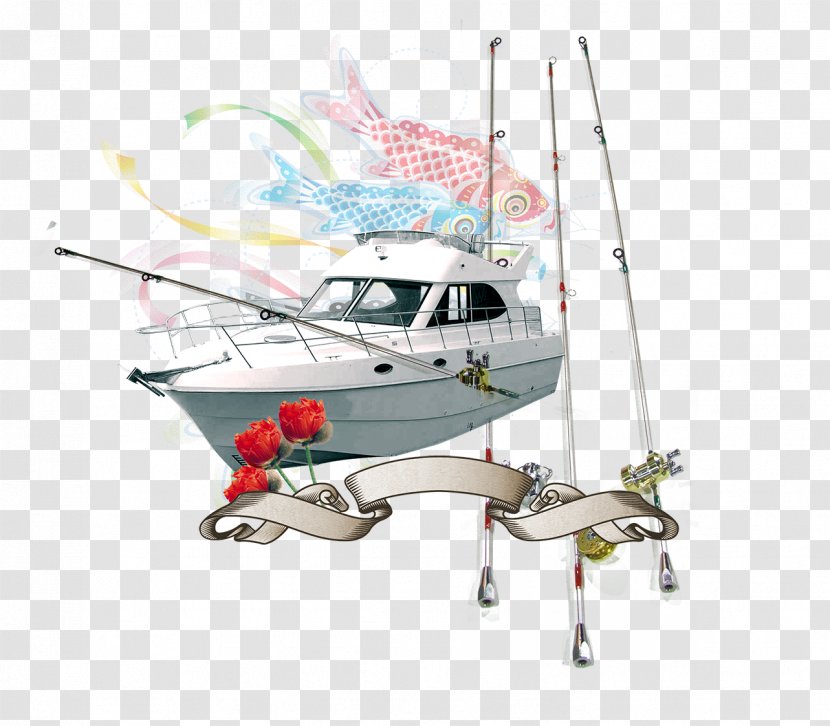 Boat Ship Fishing - Yacht - Ships And Fish Transparent PNG