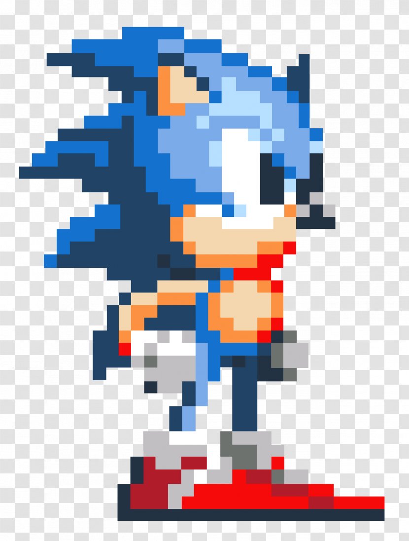 Sonic The Hedgehog 2 Pixel Art Video Game - 8 BIT Transparent PNG
